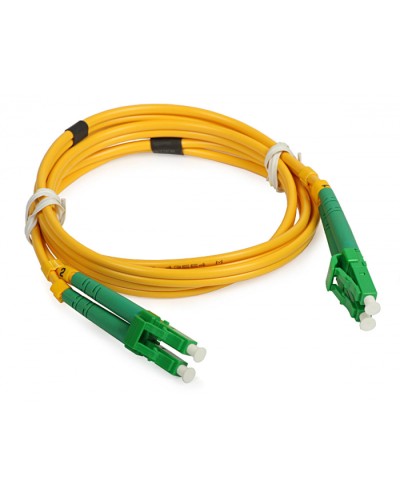 Шнур оптический duplex LC/APC-LC/APC 9/125 sm 15м LSZH Cabeus FOP(d)-9-LC/APC-LC/APC-15m в Белгороде Патч-корды оптические Pintop.ru