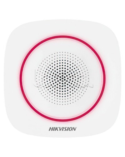 Беспроводной внутренний SIP-оповещатель Hikvision AX PRO DS-PS1-II-WE(RU) (Red Indicator) в Белгороде Оповещатели Pintop.ru