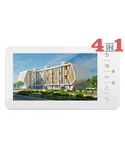 Монитор цветного видеодомофона Tantos Prime HD (White) VZ в Белгороде Абонентские видеоустройства Pintop.ru