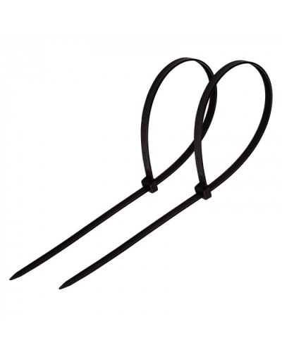 Стяжка нейлоновая неоткрывающаяся, безгалогенная (halogen free) 150x3.6мм, черная (100 шт) в Белгороде Стяжки-хомуты Pintop.ru