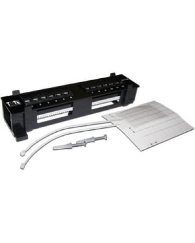 Патч-панель настенная горизонтальная 12 портов RJ-45 TWT TWT-PP12UTP-H в Белгороде Патч панель Pintop.ru