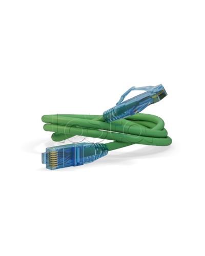 Патч-корд U/UTP Hyperline PC-LPM-UTP-RJ45-RJ45-C6-3M-LSZH-GN в Белгороде Патчкорды (медные) Pintop.ru