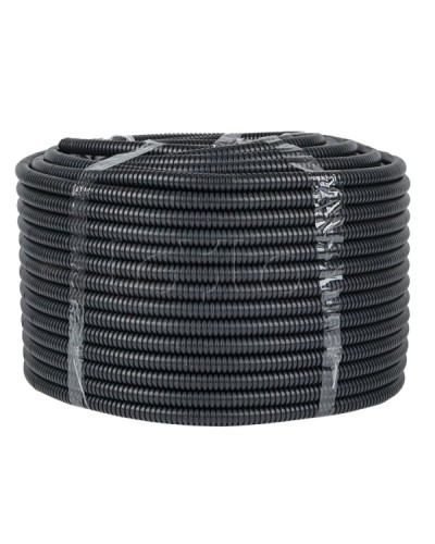 Труба гофр. негорючая безгалогеновая FRHF с протяжкой d16 мм (100 м) черная EKF-Plast (FRHF-16) в Белгороде Труба гофрированная Pintop.ru