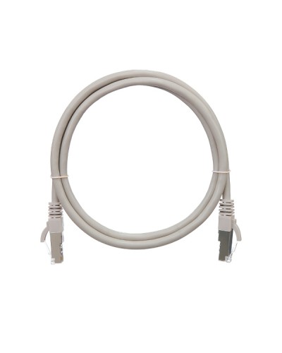 Шнур коммутационный 2хRJ45/8P8C F/UTP кат.5е (1 м) NIKOMAX (NMC-PC4SD55B-010-GY) в Белгороде Патчкорды (медные) Pintop.ru
