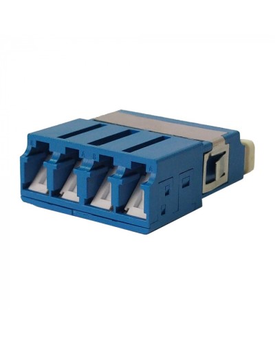 Адаптер оптический LC SM, со шторкой, корпус SC, квадро LANMASTER (LAN-4LCS/SH-AM-SM) в Белгороде Проходные адаптеры и розетки оптические Pintop.ru