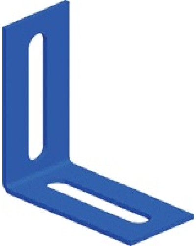 Соединитель угловой 100 мм для стального лестничного лотка, серый LANMASTER LAN-LTS-L100-GY в Белгороде Аксессуары для лотков Pintop.ru