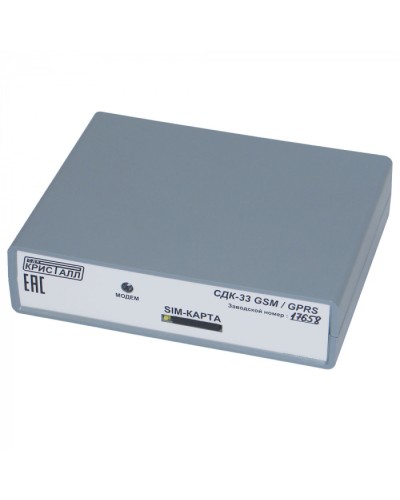 Блок сопряжения Кристалл СДК-33 GSM/GPRS в Белгороде Дополнительное оборудование для ОПС Pintop.ru