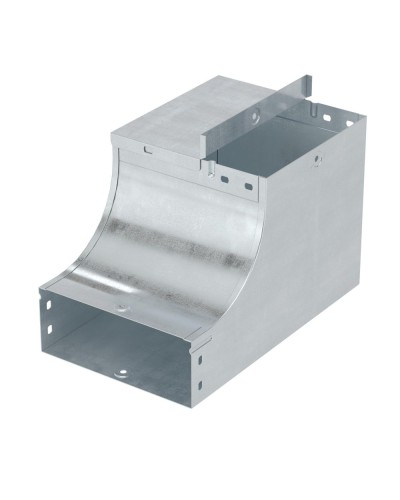 Угол CSSD 90 вертикальный внутр. переходник прав. осн.400 H50 горячеоцинкованный DKC 37665KHDZ в Белгороде Аксессуары для лотков Pintop.ru