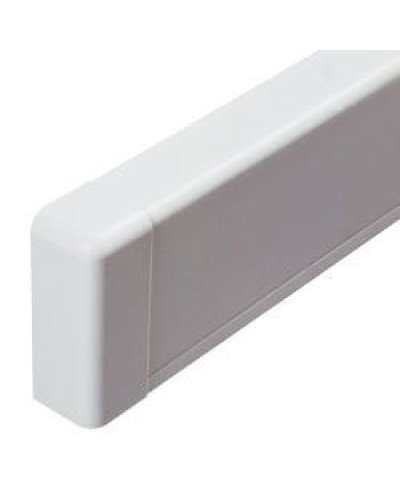 Заглушка для плинтусного короба 100х40 мм белый DKC AIR10045 в Белгороде Аксессуары для стоек и шкафов Pintop.ru