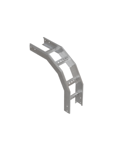 Угол лестничный вертикальный внешний 90 гр. 80х400х1,5 мм INOX304 N КМ-Профиль (LVL90-80-400-1.5 INOX304 N) в Белгороде Аксессуары для лотков Pintop.ru