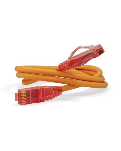 Патч-корд U/UTP Hyperline PC-LPM-UTP-RJ45-RJ45-C5e-5M-LSZH-OR в Белгороде Патчкорды (медные) Pintop.ru