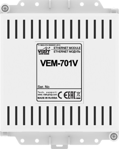 Ethernet модуль Vizit VEM-701V в Белгороде Аксессуары для многоабонентных систем Pintop.ru