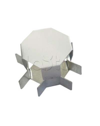 Соединитель ККМО Гефест Соединитель ККМО Угол 25 Х-образный металлический в Белгороде Аксессуары для лотков Pintop.ru