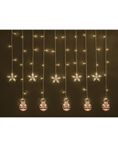 Гирлянда Navigator 95 026 NGF-D037-03 (бахрома звезды и снеговики RGBY 3*0.6м IP в Белгороде Источники света(Лампы) Pintop.ru