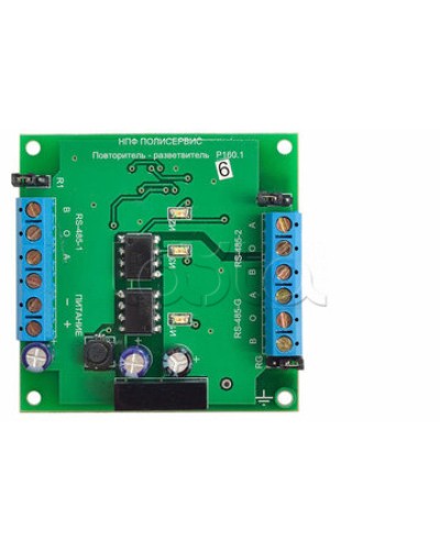 Модуль повторителя-разветвителя Полисервис RS-485/RS-485 в Белгороде Модули сопряжения Pintop.ru