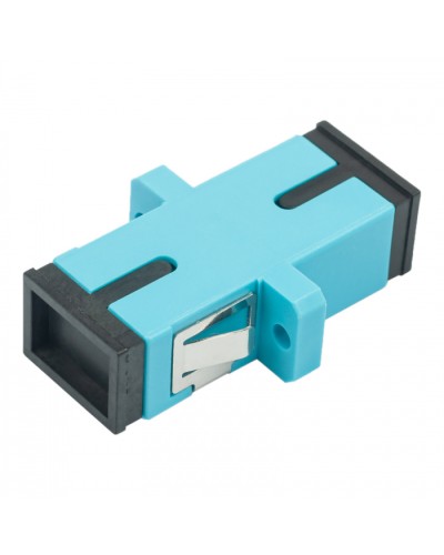 Адаптер оптический проходной SC-SC, OM3, симплекс (simplex), бирюзовый Datarex DR-540023 в Белгороде Коммутационные изделия Pintop.ru
