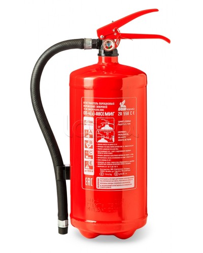 Огнетушитель ПОЖТЕХНИКА ОП-4(з) МИГ (2А, 70В, С, Е) в Белгороде Огнетушители Pintop.ru