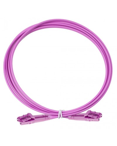 Оптический коммутационный шнур дуплексный, 2х50/125, OM4, LC-LC, 1 м Eurolan (41F-40-LC-LC-01) в Белгороде Патч-корды и пигтейлы Pintop.ru