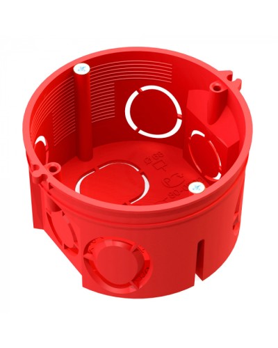 Коробка установочная 80-0501См (HF) 68х42 с саморезами без соединителя (8шт/уп) Промрукав (80-0501См) в Белгороде Распределительные коробки Pintop.ru