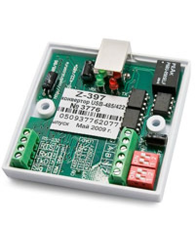 Конвертер специальный с гальванической развязкой USB RS422/485 IronLogic Z-397 (мод. USB) в Белгороде Сетевая СКУД Matrix Pintop.ru