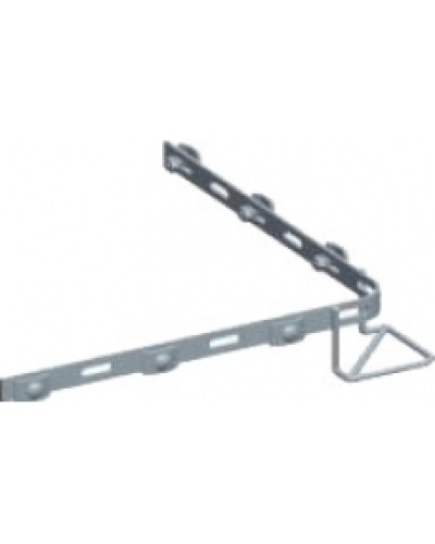 Соединитель угловой скругленный для лотка MT100 LANMASTER LAN-MT-CR100-EZ в Белгороде Аксессуары для лотков Pintop.ru