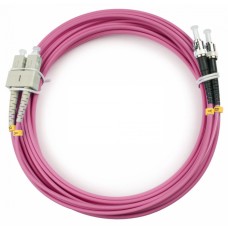 Шнур оптический duplex SC-ST 50/125 mm OM4 7м LSZH Cabeus FOP-50-OM4-SC-ST-7m