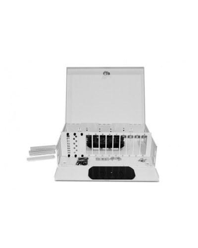 Бокс оптический Hyperline FO-WBX-12xSLT-W140H42-96UN-GY в Белгороде Кросс оптический Pintop.ru