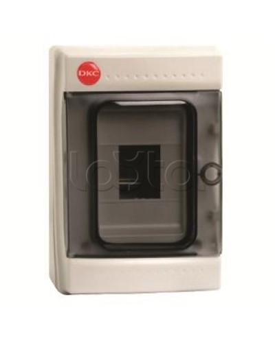 Щиток настенный с дверцей, 4 модуля, IP65, цвет серый DKC 85604 в Белгороде Боксы для автоматов Pintop.ru