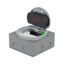 LUK/1,5BR66 Люк в пол на 1,5 поста (45х45мм), с суппортом и коробкой, латунь IP66 (70030)