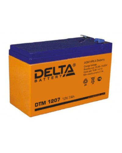 Аккумулятор свинцово-кислотный Delta DTM 1207 в Белгороде Электротехническое оборудование Pintop.ru