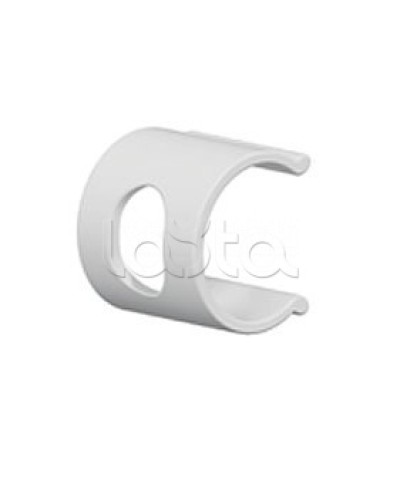 Клипса для крепления наклеек с калиброванными отверстиями D25 (50шт.), цвет белый Экопласт (49626-50W) в Белгороде Держатели, клипсы, скобы Pintop.ru