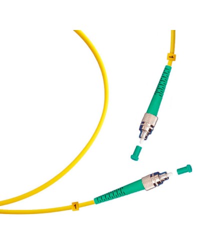 Шнур оптический simplex FC/APC-FC/APC 9/125 SM 1,5 м LSZH Cabeus FOP(s)-9-FC/APC-FC/APC-1,5M в Белгороде Патч-корды оптические Pintop.ru