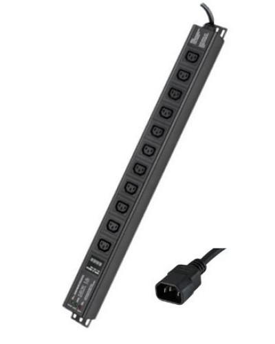 Блок распределения питания вертикальный для 19 шкафов DKC R5VIEC11CDOP в Белгороде Блоки розеток Pintop.ru