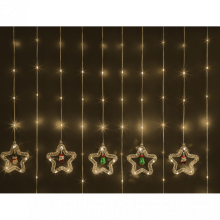 Гирлянда Navigator 95 013 NGF-D035-02 (бахрома звезды и фигурки CW 3*0.6м IP20)