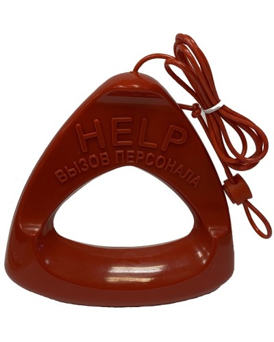 Дополнительная ручка красного цвета со шнуром красного цвета Hostcall MP-060W1 в Белгороде Система оповещения и трансляции Hostcall Pintop.ru