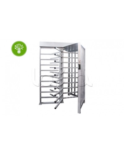 Турникет полноростовой с подогревом 3V RUBEZH STRAZH Model X УХЛ 2.1 WEB MF (T-1000) в Белгороде Турникеты Pintop.ru