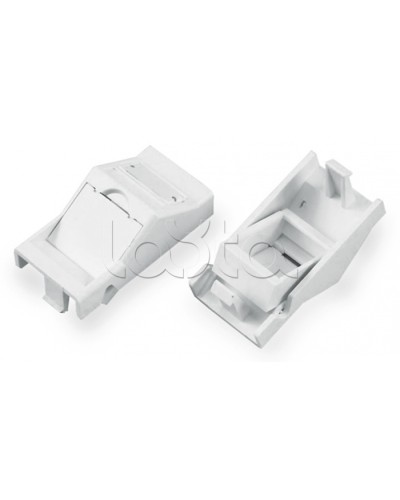 Вставка угловая 45x22.5 для 1 модуля формата Keystone Jack Hyperline SIP2A-1K-M45-22.5 в Белгороде Модули Keystone Pintop.ru