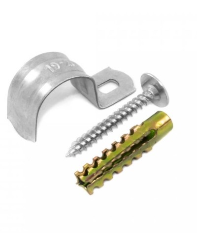 Комплекты для крепления ОКЛ с использованием самореза, дюбеля и скобы СМО 12-13 (100 шт) Промрукав (PR08.4993) в Белгороде Держатели, клипсы, скобы Pintop.ru