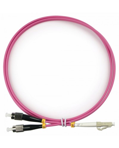 Шнур оптический duplex LC-FC 50/125 mm OM4 1,5м LSZH Cabeus FOP-50-OM4-LC-FC-1,5m в Белгороде Патч-корды оптические Pintop.ru