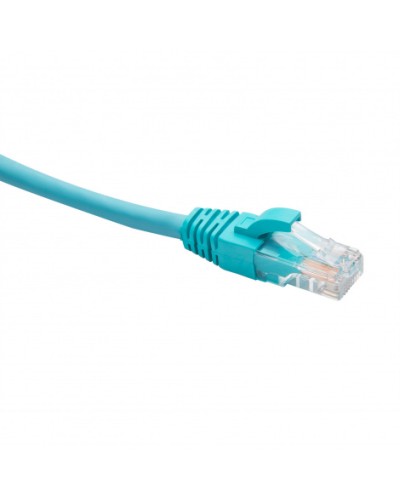 Шнур коммутационный U/UTP категория 5e LSZH нг(А)-HF 15,0 м, бирюзовый Datarex DR-181625 в Белгороде Патчкорды (медные) Pintop.ru