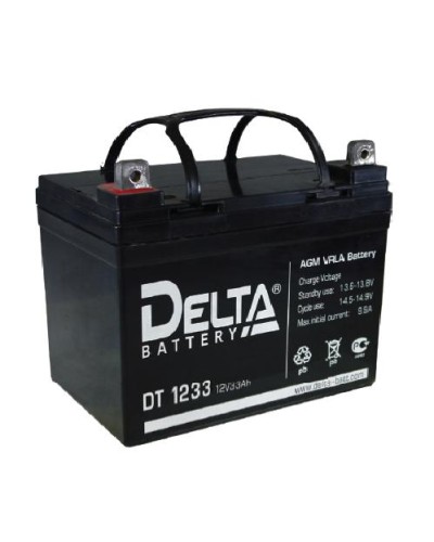 Аккумулятор свинцово-кислотный Delta DT 1233 в Белгороде Электротехническое оборудование Pintop.ru