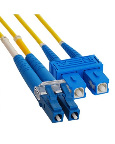 Патч-корд оптический переходной (SM), 9/125 (OS2), LC/UPC-SC/UPC, (Duplex), LSZH, 2м REXANT 50-2410 в Белгороде Патч-корды оптические Pintop.ru