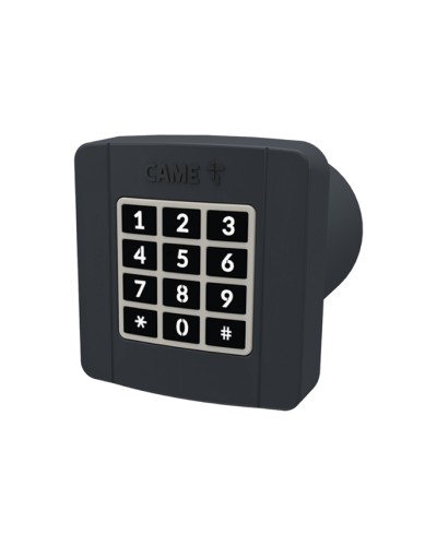 Проводная встраиваемая кодонаборная клавиатура Came 806SL-0290 - SELT2BDG, подключаемая к шине CXN, 12 кнопок, синяя подсветка, RAL7024 в Белгороде Запчасти для шлагбаумов и автоматики Pintop.ru