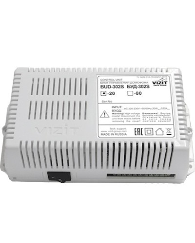 Блок управления и питания Vizit БУД-302S-20 в Белгороде Блоки управления многоабонентные Pintop.ru