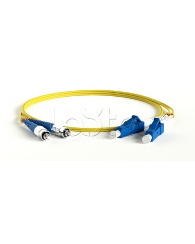 Патч-корд волоконно-оптический Hyperline FC-D2-9-FC/UR-FC/UR-H-1M-LSZH-YL в Белгороде Патч-корды оптические Pintop.ru