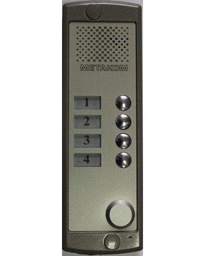 Блок вызова домофона Метаком MK4-K-RF в Белгороде Блоки вызова многоабонентные Pintop.ru