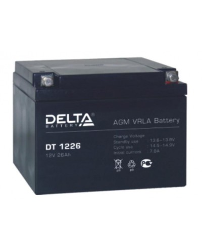 Аккумулятор свинцово-кислотный Delta DT 1226 в Белгороде Электротехническое оборудование Pintop.ru
