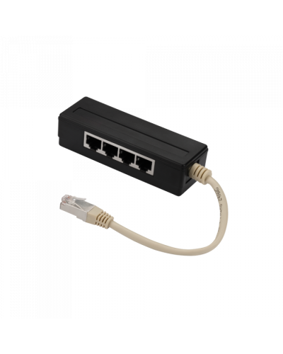 Y-адаптер, 4 параллельных порта, горизонтальный TWT (TWT-Y-1P4H) в Белгороде Проходные адаптеры RJ-45 и разветвители Pintop.ru