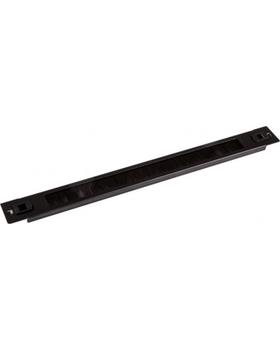 Панель 19 с щеточным вводом 1U, быстросъемная, черная LANMASTER LAN-DC-TLBRP-1U в Белгороде Аксессуары для стоек и шкафов Pintop.ru