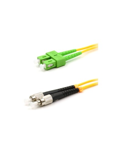 Патч-корд оптический переходной (SM), 9/125 (OS2), SC/APC-FC/UPC, (Duplex), PVC, 5м REXANT 50-2857-1 в Белгороде Патч-корды оптические Pintop.ru